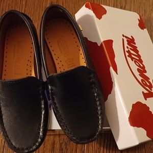 Venettini Boys Black Loafers